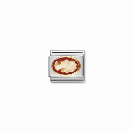 Nomination Gold Oval Cameo Stone Composable Charm